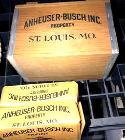 2- Anheuser Busch boxes