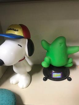 snoopy-Disney flubber - Fred Flintstone -Spider-Man