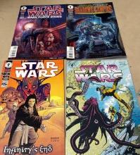 nine Star Wars comics.