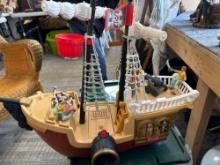 large lot of pirate, ships and figures