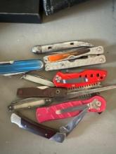 8- pocket knives