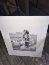 Wil Clay Artist, Signed picture 16 in x 20 in