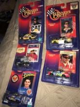 5- winners circle Nascar 1/64 scale stock cars Jeff Gordon-Steve Park-Ward Burton