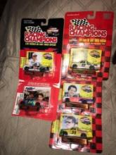 5- Racing Champions Nascar 1/64 Nascar trucks Dave Rezendes-T.J. Clark-Torey Butler-Jimmy