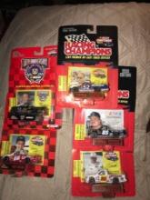 5- racing Champions 1/64 scale Nascar stock trucks Mike Wallace-Bryan Reffner-Joe Ruttman-Ken