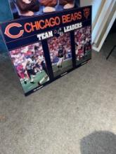 Chicago Bears Team Leaders Mike Singletary Jim Harbaugh Neal Anderson poster