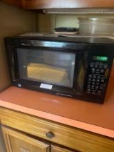 microwave in kitchen