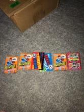 6- unopened baseball cards/living rm