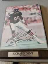 Richard Dent signed plaque