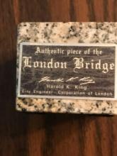 authentic piece of the London bridge paperweight