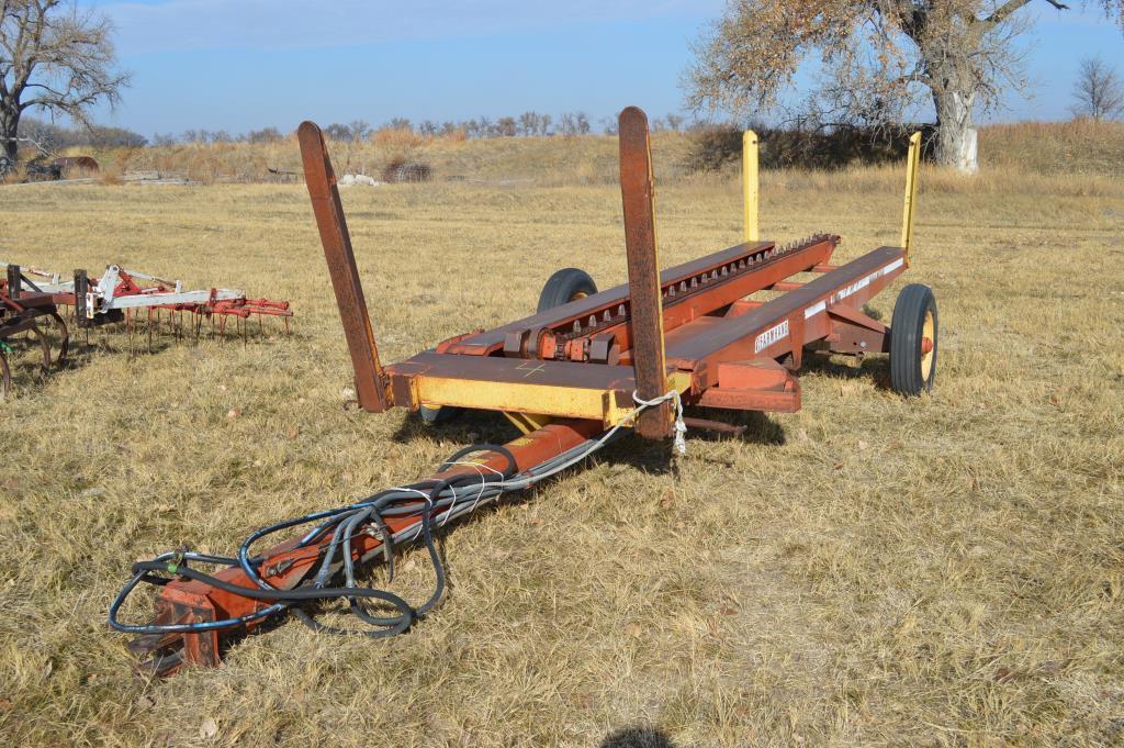 Farmhand Small Stack Mover OR 3 Bale Mover, Single Chain, Works Good