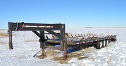 E & L GN Triple Axle Flatbed Trailer