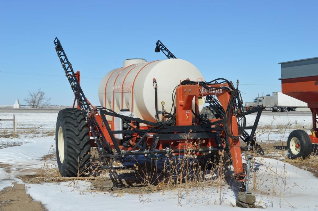 Dempster Row Tracker Pull Type Sprayer