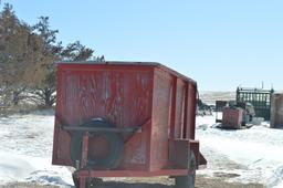 Cargo Trailer, Red, box trailer, 1 axle
