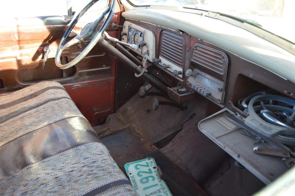 1955 Studebaker pickup V8 OD rear end, partially restored, #V19