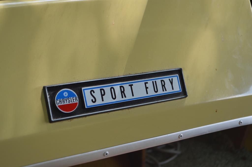 1971 Chrysler Sport Fury Tri-Hull Boat,