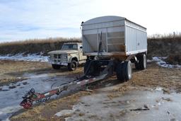 16 ft. x 60” Sides Single Hopper Pup Trailer