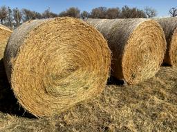 2 Big Round Bales of 1st Cutting Alfalfa Hay