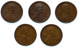 1909-1940 Lincoln 1c Complete Set