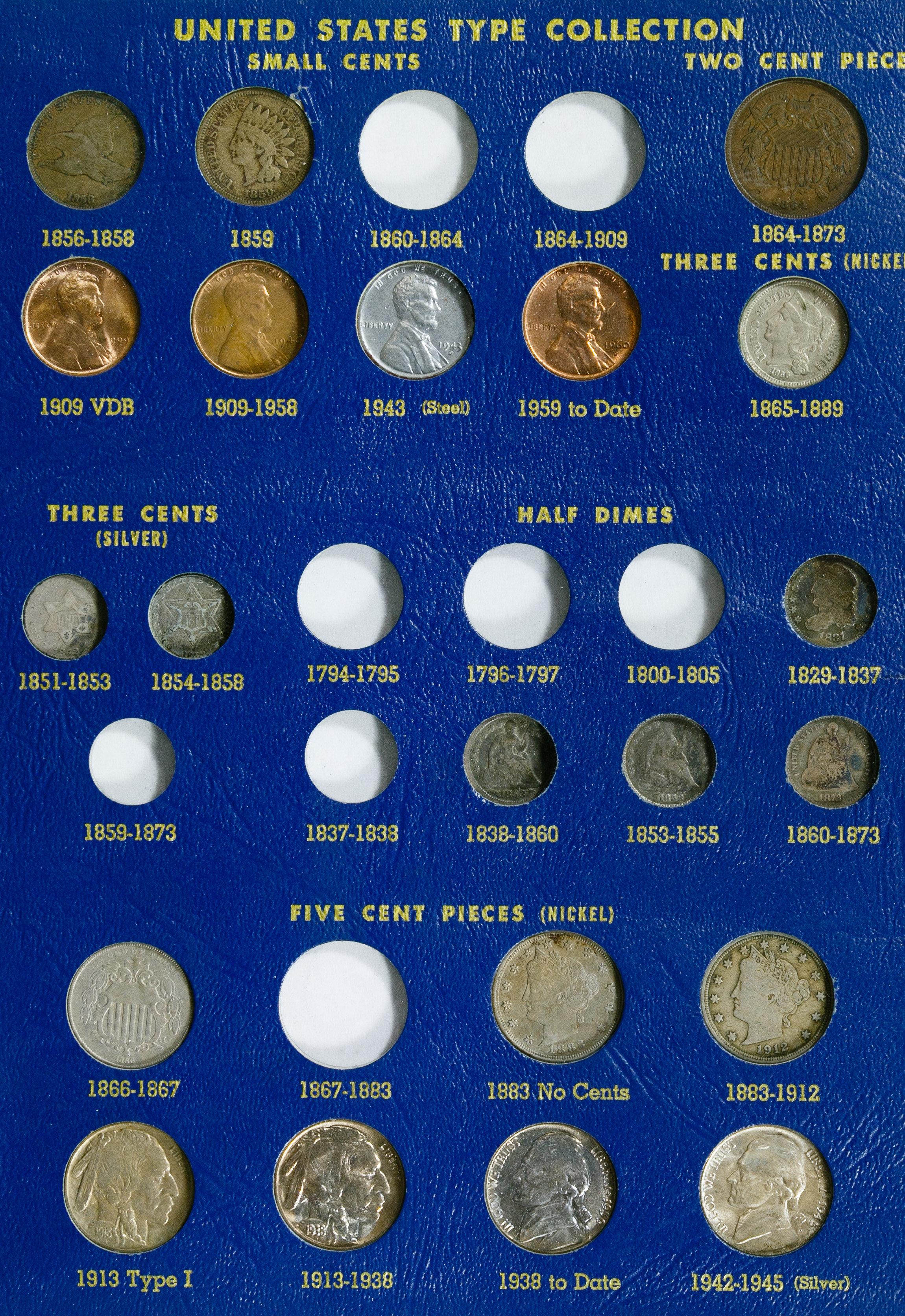 US Large and Small Type Set Assortment