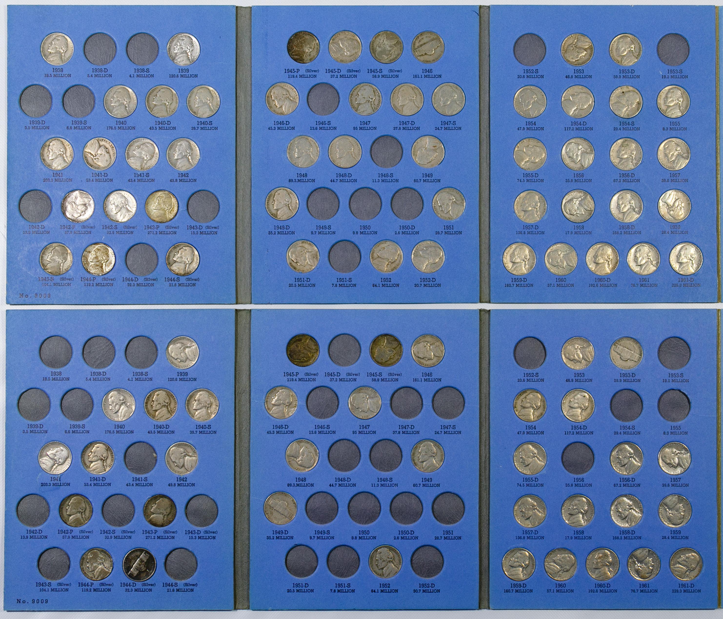 Lincoln 1c and Liberty, Buffalo and Jefferson 5c Assortment
