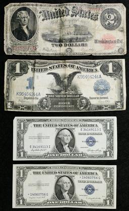 1899 $1 'Black Eagle' and 1917 $2