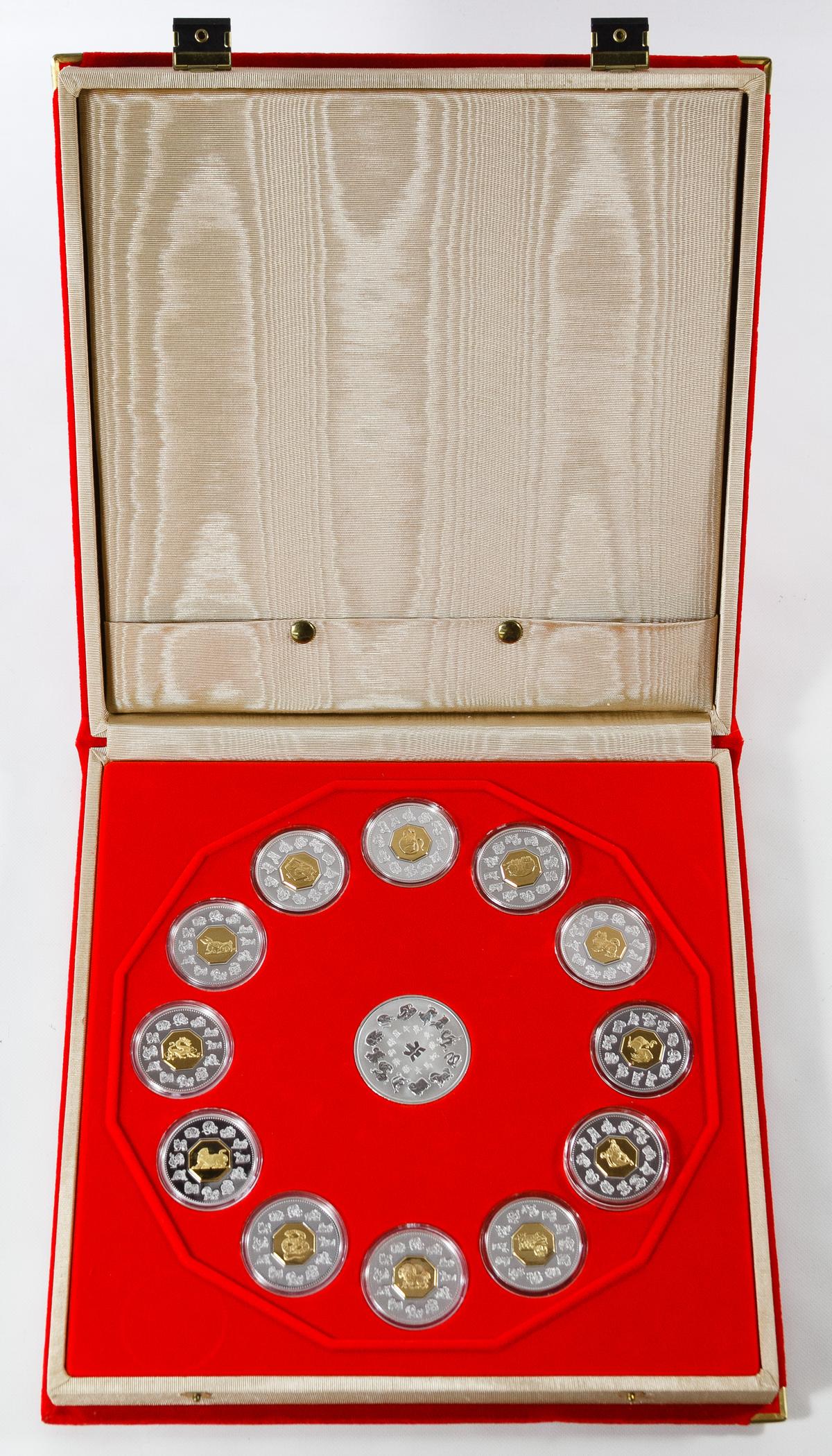 Canada: 1998-2009 Chinese Lunar Proof Set