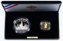 1996 Smithsonian Gold & Silver Proof Set