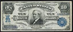 1908 $10 'Tombstone' Silver Certificate VF