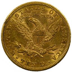 1884-S $10 Gold AU