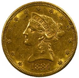 1884-S $10 Gold AU