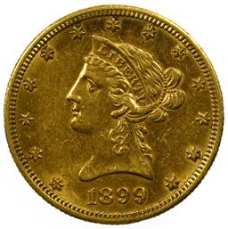 1899-O $10 Gold AU