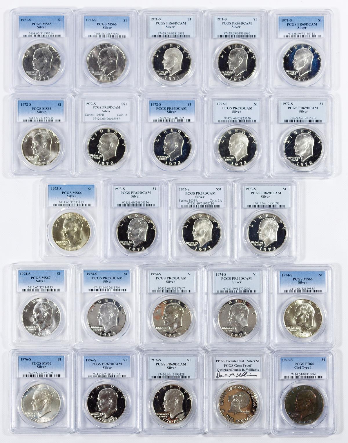 Eisenhower $1 PCGS Assortment