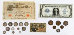 US Coin and Currency Assortment