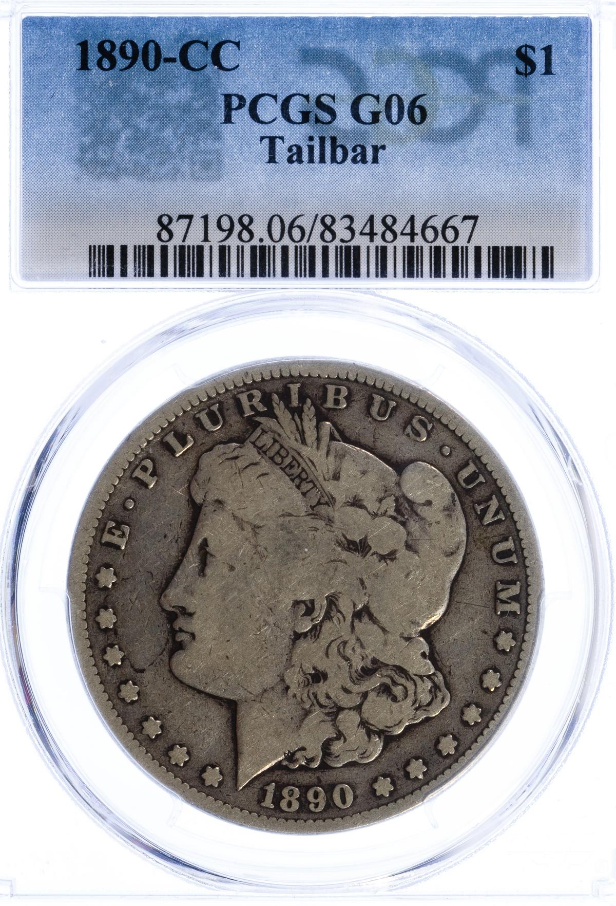 1890-CC $1 G-6 PCGS