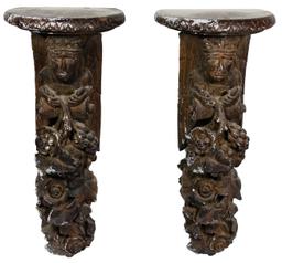 Cherub Plaster Wall Sconces