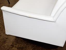 Kenmar White Vinyl Couch