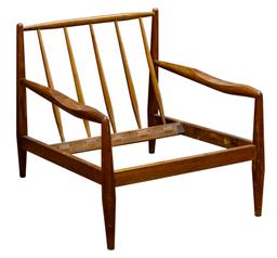 Adrian Pearsall Danish Modern Chair Frame