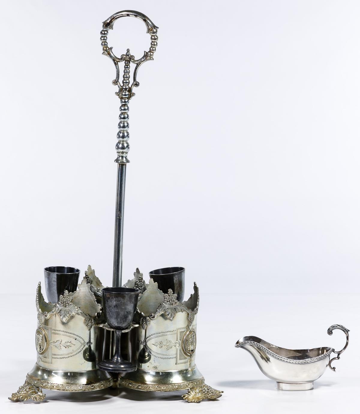 Meridan Britannia Silverplate Wine Tasting Set