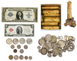 US Coin and Currency Assortment