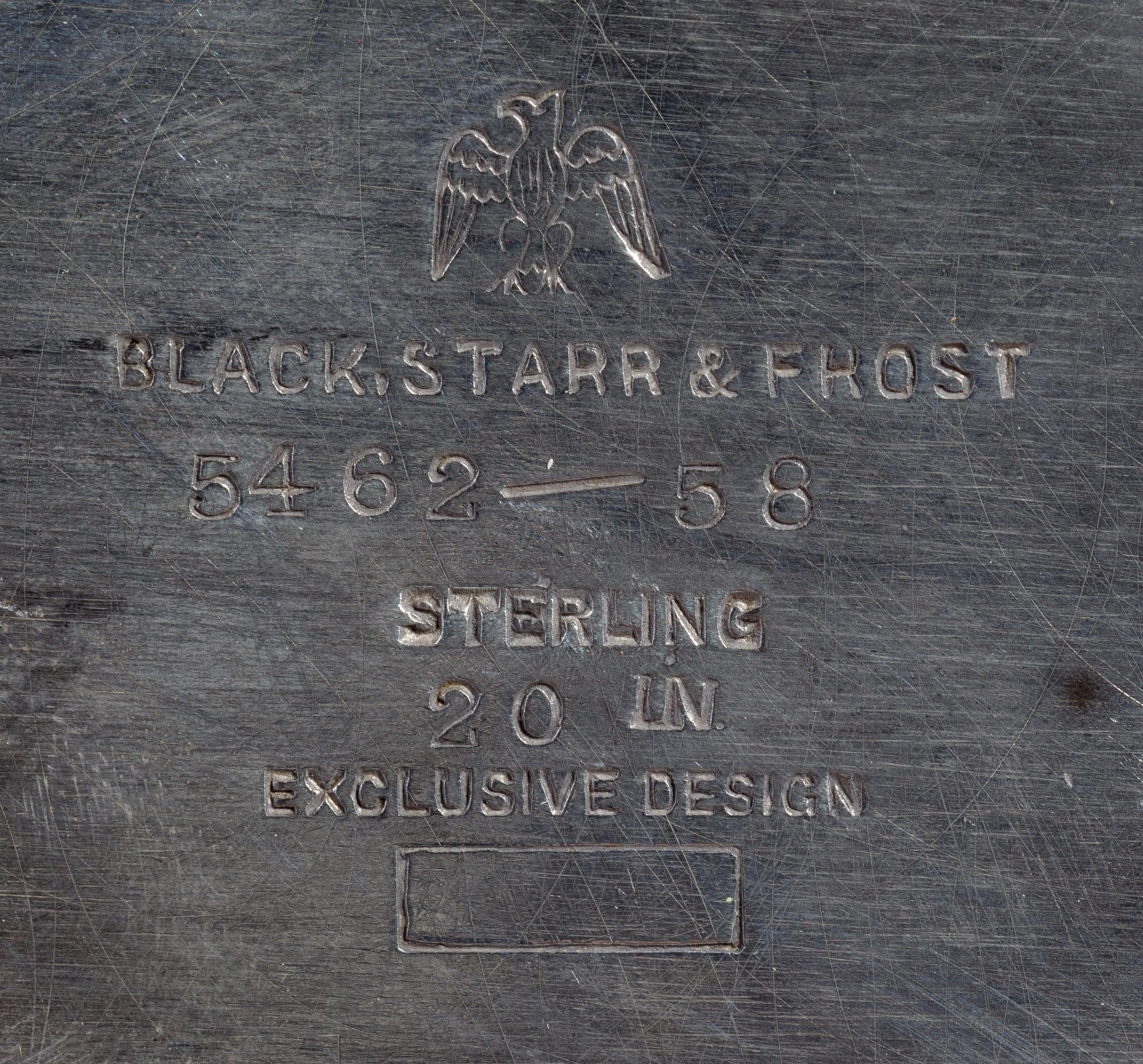 Black, Starr & Frost Sterling Silver Tray