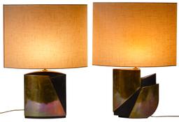 Esa Fedrigolli Brass Table Lamps