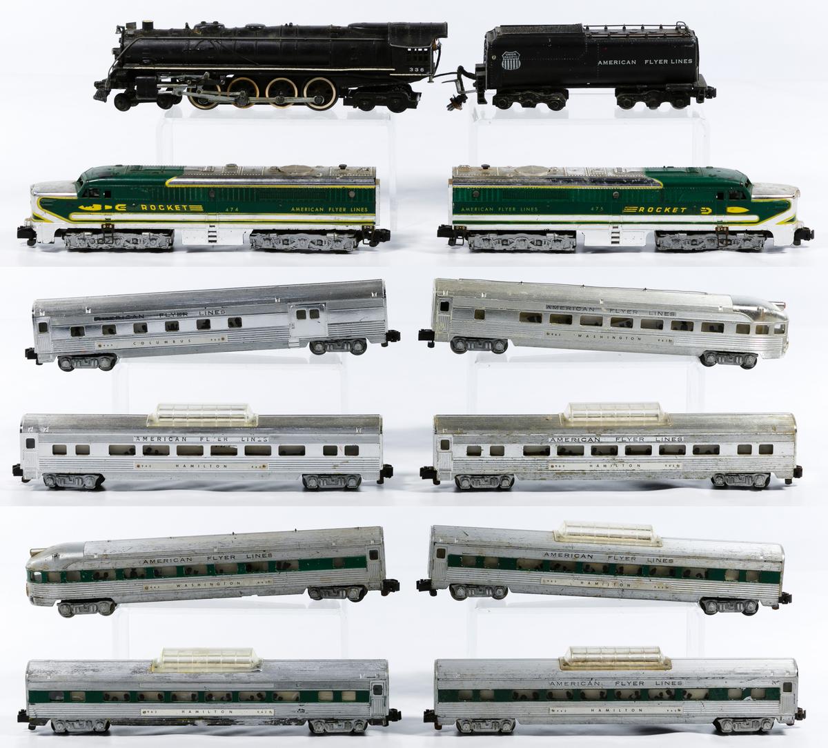 American Flyer S-Gauge Model Train Assortment