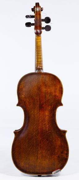 Violin and Bows in Leather Case