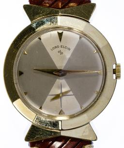 Lord Elgin 14k Gold Case Wrist Watch