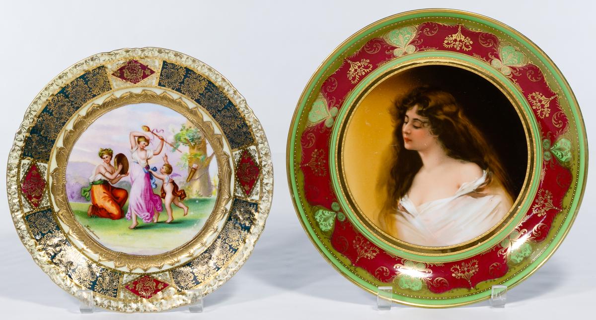 Hand Painted Porcelain Plates