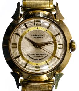 Cromwell 14k Gold Case Wrist Watch