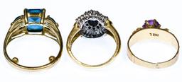 14k Gold and Gemstone Rings