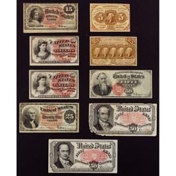 US Fractional Currency Assortment