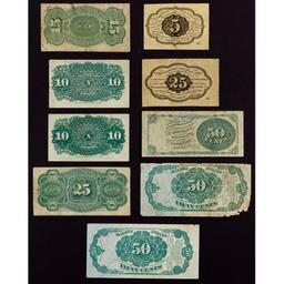 US Fractional Currency Assortment